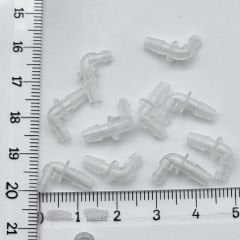 Dirsek, İşitme Cihazı Deneme Prob ve Hortum bağlantısı için dirsek, L Şeklinde, YesMed -