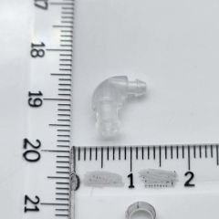 Oval Dirsek, İşitme Cihazı Deneme Prob ve Hortum bağlantısı için dirsek, YesMed -