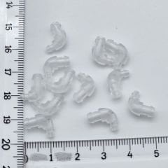 Oval Dirsek, İşitme Cihazı Deneme Prob ve Hortum bağlantısı için dirsek, YesMed -