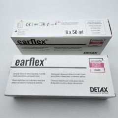 Rose Pembemsi Biopar Malzeme, Açık Pembe Kulak Kalıbı Silikonu, Elastik Otoplastik Silikon, İşitme Cihazı kalıbı silikonu, DETAX earflex Rose (Ref:03216)