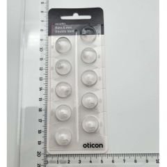 Oticon miniFit Bass 6 mm Double Vent Dome, İşitme Cihazı 2 Delikli Dom/Kubbe (1 Paket=10 Adet)