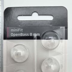 Oticon miniFit Open Bass 8 mm Dome, Oticon İşitme Cihazı Open Bass Dom/Kubbe (1 Paket=10 Adet)