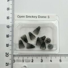 Phonak Open Smokey Dome S (Small), Phonak Open Siyah Küçük Boy Dome/Kubbe (1 Paket=10 Adet) (REF:054-1987)