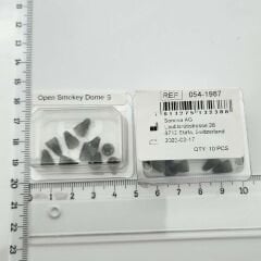 Phonak Open Smokey Dome S (Small), Phonak Open Siyah Küçük Boy Dome/Kubbe (1 Paket=10 Adet) (REF:054-1987)