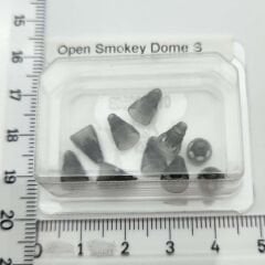 Phonak Open Smokey Dome S (Small), Phonak Open Siyah Küçük Boy Dome/Kubbe (1 Paket=10 Adet) (REF:054-1987)