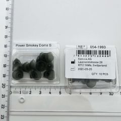 Phonak Power Smokey Dome S (Küçük), Phonak Power Siyah Küçük Boy Dome/Kubbe (1 Paket=10 Adet) (REF:054-1993)