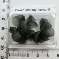 Phonak Power Smokey Dome M (Medium), Phonak Power Siyah Orta Boy Dome/Kubbe (1 Paket=10 Adet) (REF:054-1994)