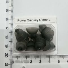 Phonak Power Smokey Dome L (Large), Phonak Power Siyah Büyük Boy Dome/Kubbe (1 Paket=10 Adet) (REF:054-1995)