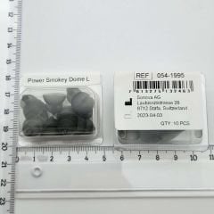 Phonak Power Smokey Dome L (Large), Phonak Power Siyah Büyük Boy Dome/Kubbe (1 Paket=10 Adet) (REF:054-1995)