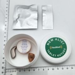 Nem Alıcı Tablet Kutusu, Nem tableti için Boş Kutu, İşitme Cihazı Nem Alıcı tableti koyma kutusu, YesMed -