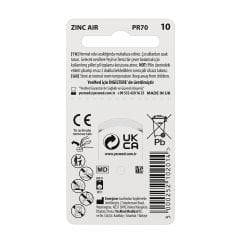 YesMed Extra Power 10 Numara İşitme Cihazı Pili, Kulaklık Pili, Duyma Pili, Kulak Pili, Kulak Cihazı Pili (5 Paket x 6 Adet = 30 Adet Pil)