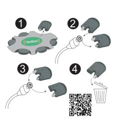 YesMed Extra Power 13 Numara İşitme Cihazı Pili (10 Paket x 6 Adet = 60 Adet Pil) + HEDİYE ProWax Filtre