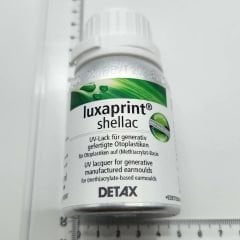 Sert Kalıp Lack, İşitme Cihazı Sert Kalıp Cilası Lak, Detax luxaprint shellac 100 ml