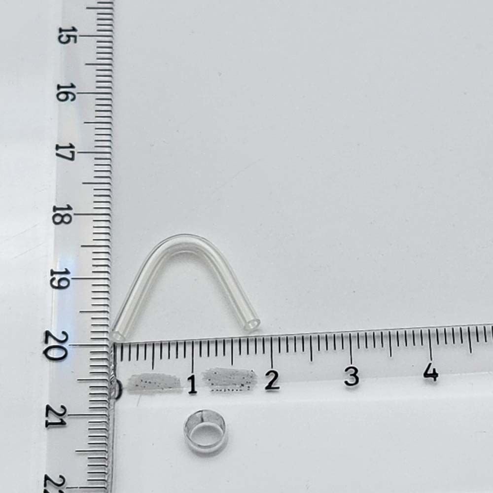 Sert Kalıp Dirseği, İşitme Cihazı Sert Kalıbı bağlantısı için dirsek, V Şeklinde, YesMed -