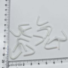 Sert Kalıp Dirseği, İşitme Cihazı Sert Kalıbı bağlantısı için dirsek, V Şeklinde, YesMed -