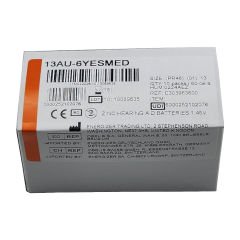 YesMed Extra Power 13 Numara İşitme Cihazı Pili (10 Paket x 6 Adet = 60 Adet Pil + HEDİYE İşitme Cihazı Uyumlu Çubuk Filtre, YesMed