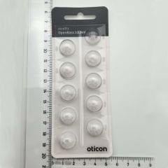 Oticon miniFit Open Bass 10 mm Dome, Oticon İşitme Cihazı Open Bass Dom/Kubbe (1 Paket=10 Adet)