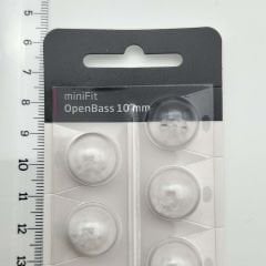 Oticon miniFit Open Bass 10 mm Dome, Oticon İşitme Cihazı Open Bass Dom/Kubbe (1 Paket=10 Adet)