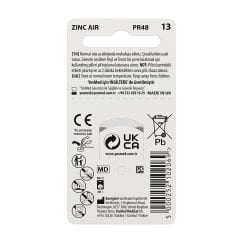 YesMed Extra Power 13 Numara İşitme Cihazı Pili (1 Paket = 6 Adet Pil) + HEDİYE YesMed WaxStop Filtre