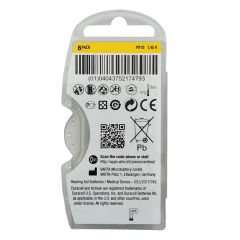 Duracell Activair 10 Numara İşitme Cihazı Pili (1 Paket = 6 Adet Pil) + HEDİYE YesMed ProWax Filtre